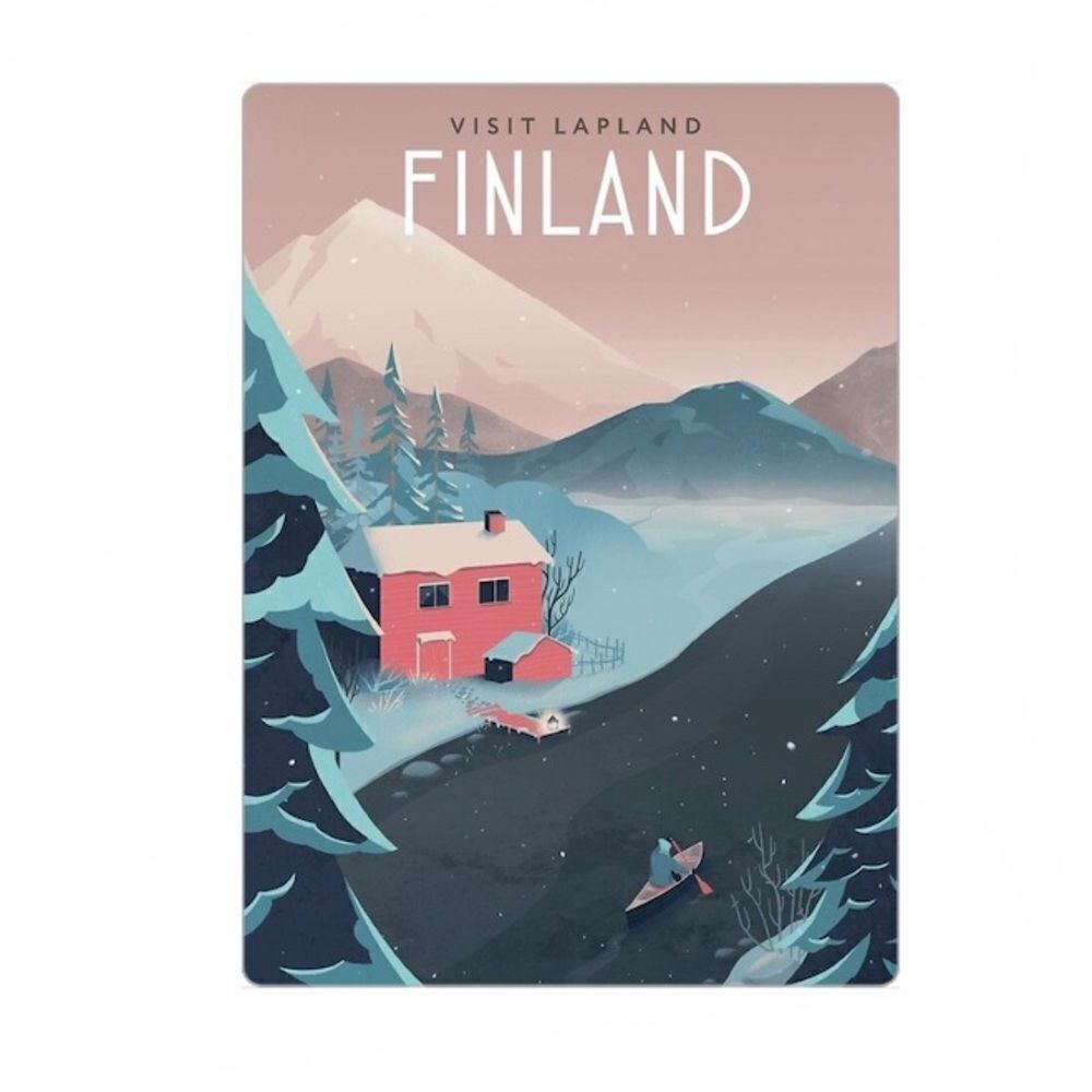 Lapland Finland Souvenir Magnet